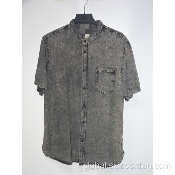 Mens Dress Shirts Formal New Design Gray Casual Sleeve Shirt Manufactory